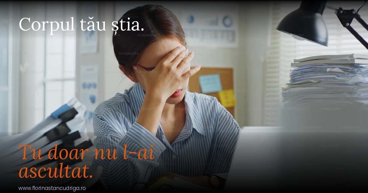 Read more about the article Corpul tău știa. Tu doar nu l-ai ascultat.