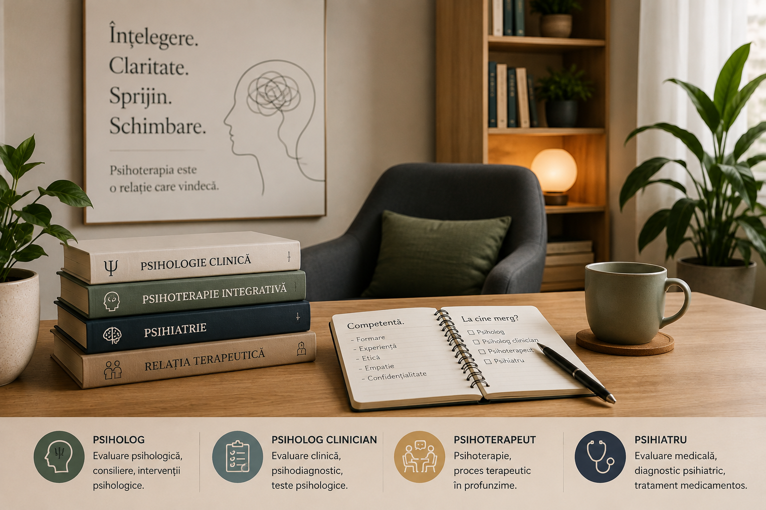 Read more about the article Psiholog, psihoterapeut sau psihiatru? Cum alegi specialistul potrivit